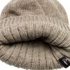 Caspar MU214 Elegant Women's Winter Beanie Hat Lined, taupe, Unit