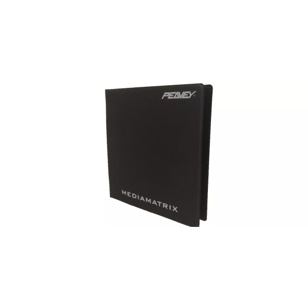 Peavey Mini 5.5 x 8.5 Inch 3-Ring View Binder (Black)