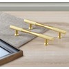 CILEYTION 10 Pack Gold Matte Gold Cabinet Handles, 96mm x