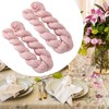 Fonowx 2 Pieces Cheesecloth Table Runner Wedding Backdrop 10ft Long