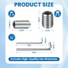 NBPLUS W11366418 Refrigerator Freezer Door Handle Mounting Set Screw Fridge