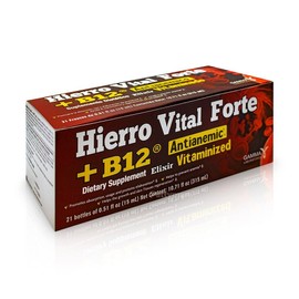 Vital HIERRO VITAL FORTE + B12 15 ML X 21 VIALS VITAMINIZED SUPPLEMENT