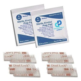 EZ Pass/I-Pass/Toll Tag Tape Mounting Kit - Peel and Stick Adhesive Strips Dual Lock Tape - 8 Strips (4 Sets)