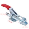 Toggle Latch Clamps,4PCS Heavy Duty Toggle Clamp Latch Capacity 360LBs,Adjustable