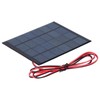 2Pcs Mini Solar Power Module Epoxy Panel with 100cm Cable