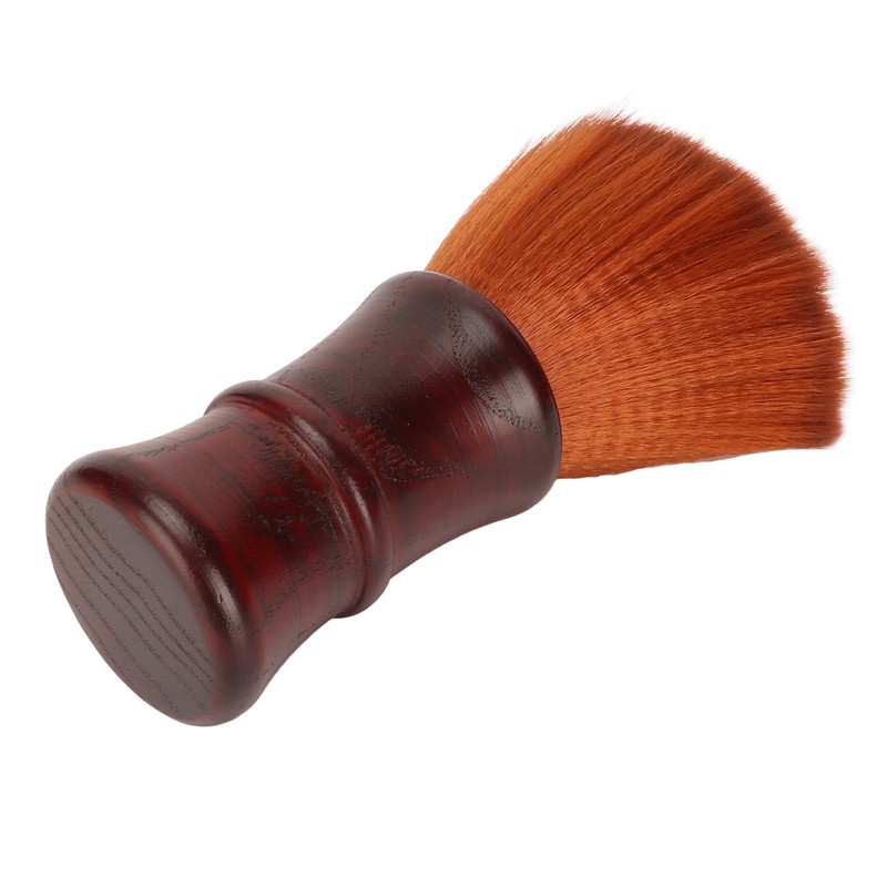 Men Beard Brush Soft Nylon Hair Wooden Handle Beard Grooming