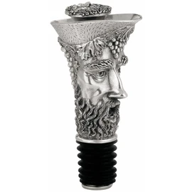 Royal Selangor Hand Finished Vinifera Collection Pewter Bacchus Wine Pourer and Stopper Gift