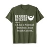 Bearded Butcher Job Profession Definition Butchery T-Shirt