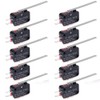 Gebildet 10 pieces Miniature Micro Limit Switch Momentary SPDT Snap