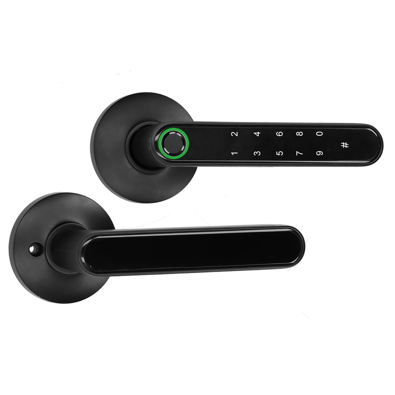 Fingerprint Lock Keyless Entry Smart Handle Password Electronic for Tuya