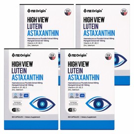 Enget Origin Highview Lutein Astaxanthin 4 pieces Eye health Eye fatigue Contains marigold flower extract and vitamin E / 엔젯오리진 하이뷰 루테인 아스타잔틴 4개 눈건강 눈피로 마리골드꽃추출물 비타민E 함유