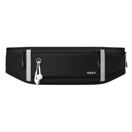 VULKIT Slim Running Belt for Women & Men, Cell Phone Holder for Running, Workout Fanny Pack, Running Bag, Money Belt, Runners Essentials Gear Accessories, Fits All Phones, Running Pouch for Men