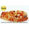 Genuine Carnelian Necklace for Women Carnelian jewelry for Men Orange