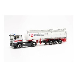 herpa MAN TGX L Euro6c Tank Trailer Disaster Protection Lower Saxony Truck Model 1:87#316750