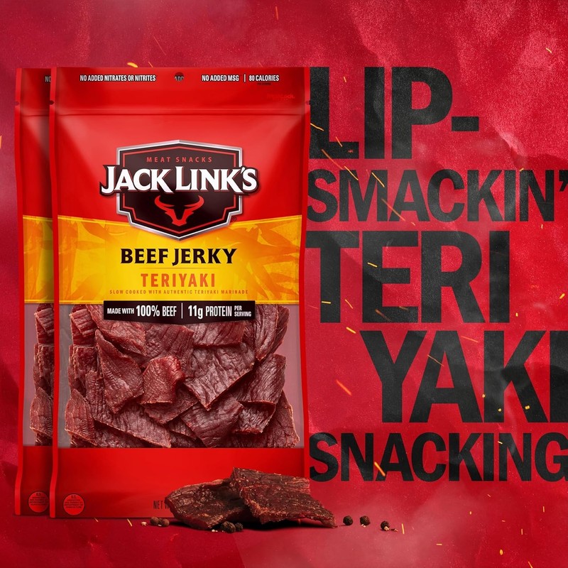 Jack Link's Teriyaki Beef Jerky - (2 Pack) 9 oz