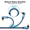 RCA Cable, EMK 90 Degree Right Angle RCA to RCA