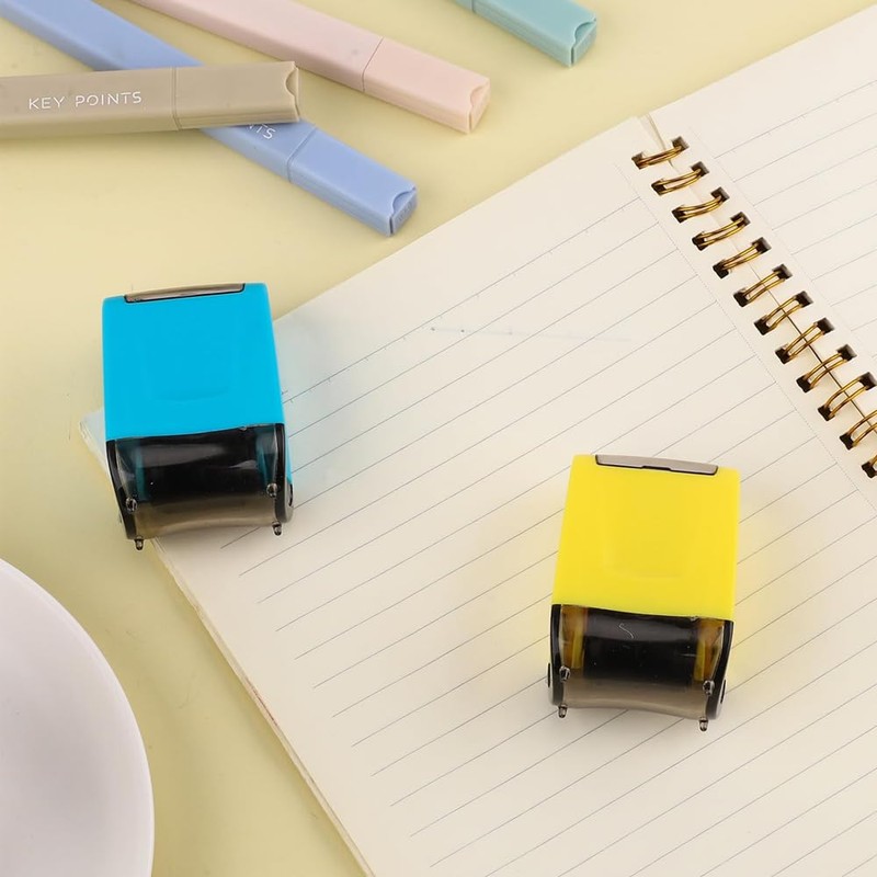 Namvo 2 Piece Handwriting Line Roller Stamp Set, English Line