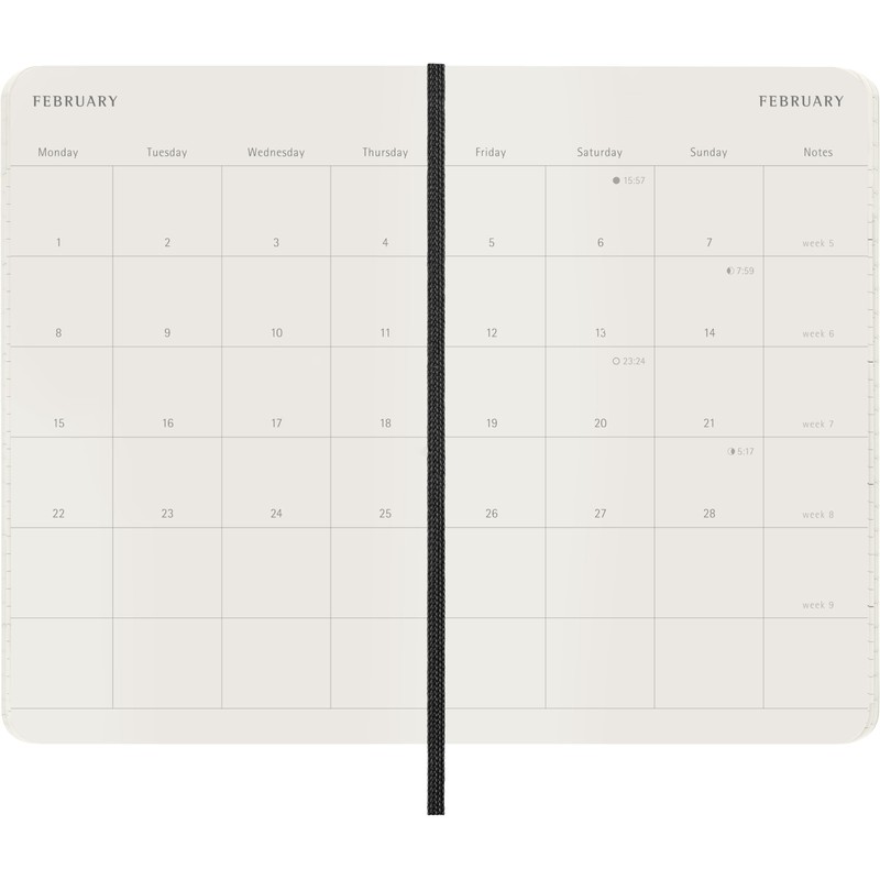 Moleskine Monthly Planner 2027, Soft Cover 12 Month Diary with