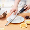 YC Kitchen Zester Grater, Stainless Steel Cheese Grater, Parmesan Grater,