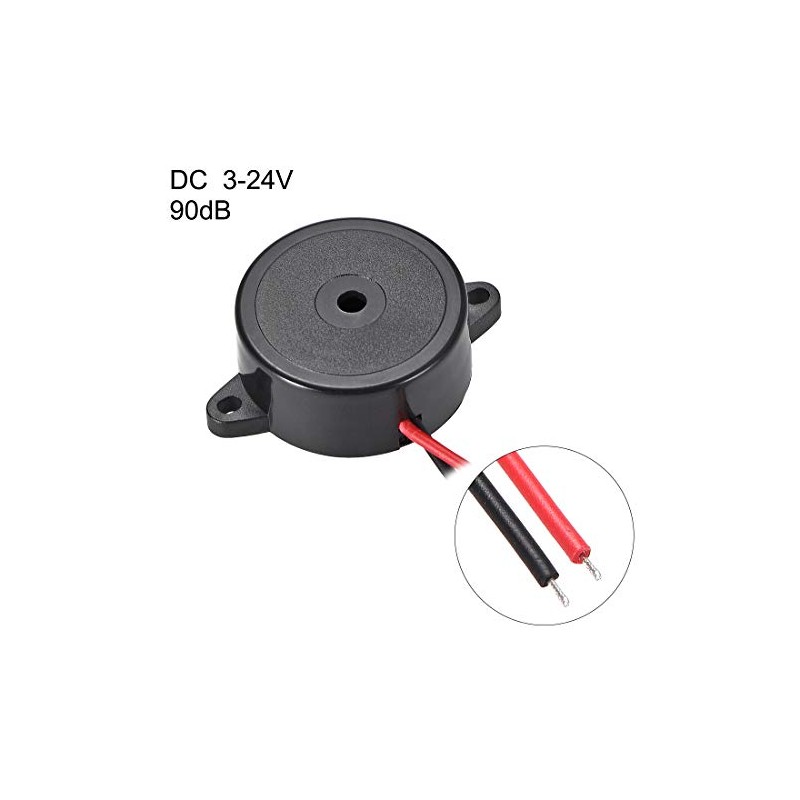 sourcing map 2 x DC 3-24 V Active Electronic Buzzer