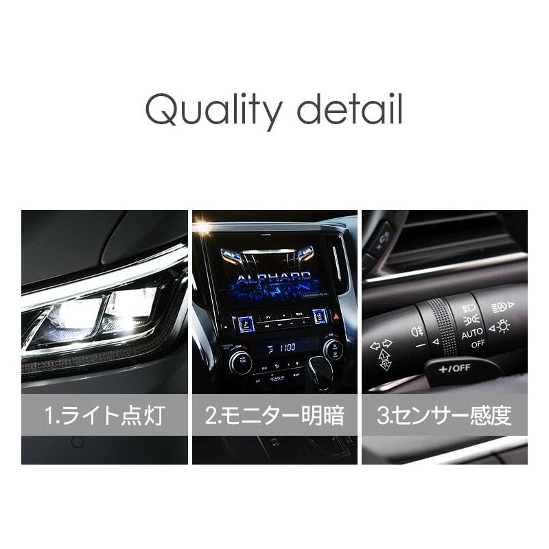 N-VAN Auto Light Sensor Cover, Sensor Cover, Sensitivity Adjustment, Clear,