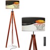 WEFHFGK Floor Lamp Basketball Hoop on Checkered Wave Standing Lamp
