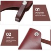 Leather Hatchet Lid Leather Cover Snap Sheath Head Hatchet Protector