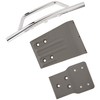 RPM Traxxas Slash 4x4 Front Bumper and Skid Plate, Chrome