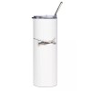 Cessna P210 'Silver Eagle' Stainless Steel Water Tumbler with straw