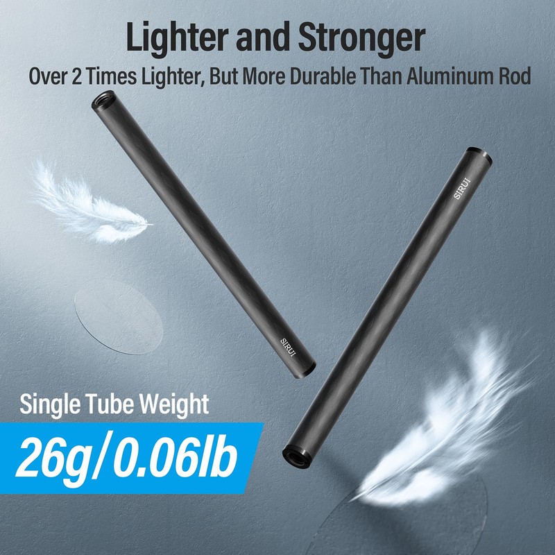 SIRUI 15 mm Rod Carbon Fibre Rod, Universal 20 cm