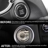 Adunsiaoto Decorative Protective Cover for Car Start Button, Car Ignition