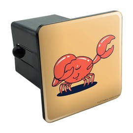 GRAPHICS & MORE Crab Dubstep Funny Humor Tow Trailer Hitch Cover Plug Insert