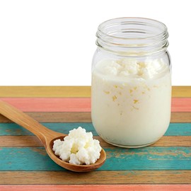 Kefir, Milk Kefir Grains, Milk Kefir Starter Grains, DIY Fermented Probiotic Drink, Works with Whole Milk, Almond Milk, Goat Milk, Coconut Milk