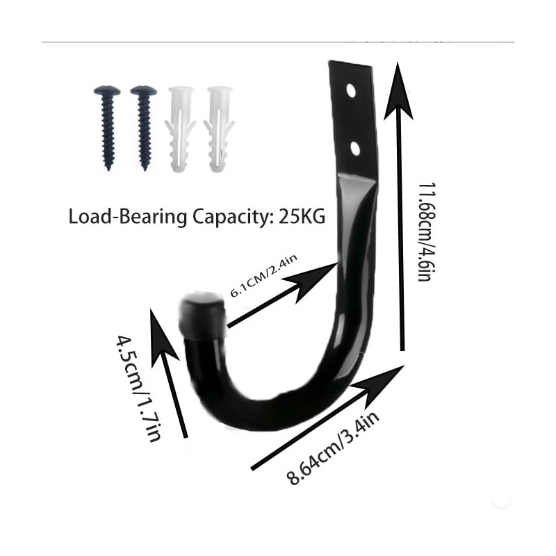 Floatdream 6 Pieces Heavy Duty Garage Hooks, Utility Hooks for