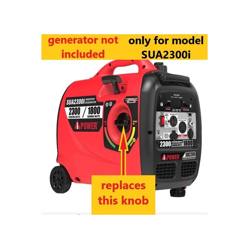 Replacement Knob Switch Run Choke for A-iPower SUA2300i Generator Inverter
