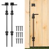 18" Cane Bolt Heavy-Duty Drop Rod for Gate, Gate Ground