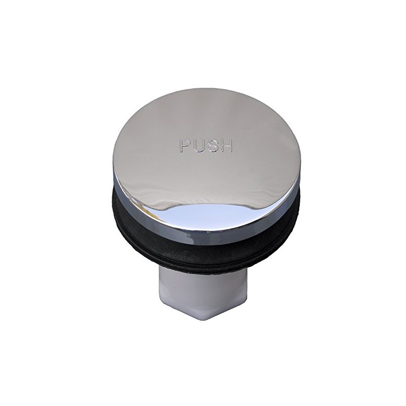 LASCO 03-4903 Tip-Toe Style, 3/8-Inch Thread Bathtub Drain Stopper, Chrome