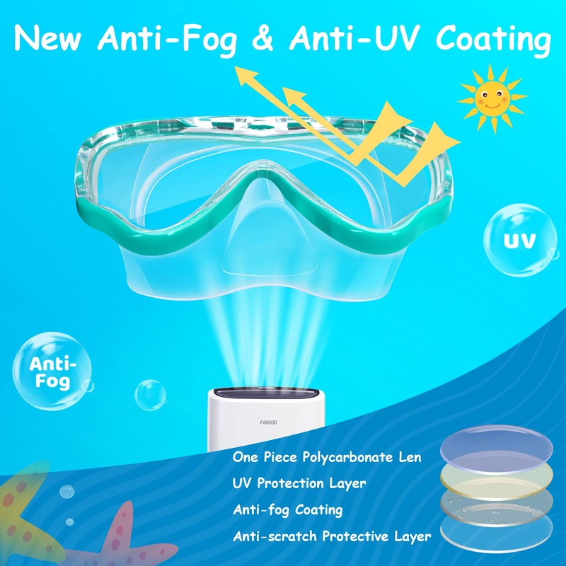Vvinca Children's diving goggles with fabric strap