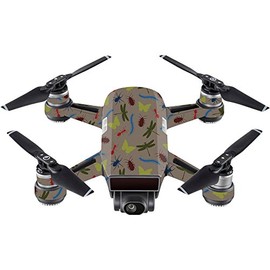 MightySkins Skin Compatible with DJI Spark Mini Drone – Creepy Crawly | Protective, Durable, and Unique Vinyl Decal wrap Cover | Easy to Apply, Remove, and Change Styles | Made in The USA