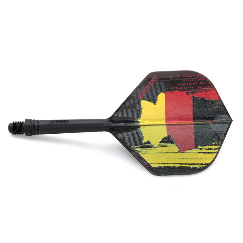 CUESOUL ROST Integrated Dart Shaft and Flights Medium, Standard Shape