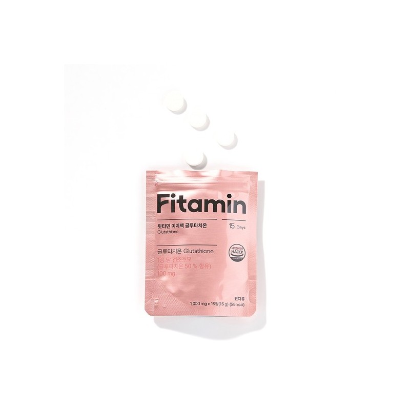 Fittamin Easy Pack Glutathione Chewables 15 Tablets (15-day supply) /