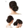 Chignon Wig Barrette with Net Bun Cover, Volume Up, Light