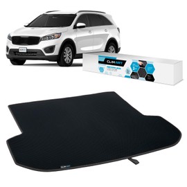 CLIM ART Cargo Liner for Kia Sorento 2016-2020 Custom Fit Trunk Mat, with Honeycomb Dirtproof & Waterproof Technology - All-Climate, Heavy Duty, Anti-Slip Cargo Liner, Luggage - FL01116231