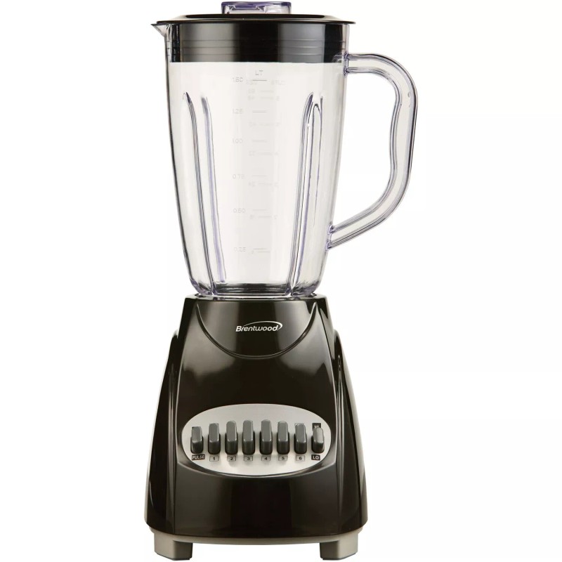 BRENTWOOD JB-220B 50-Ounce 12-Speed + Pulse Blender (Black)