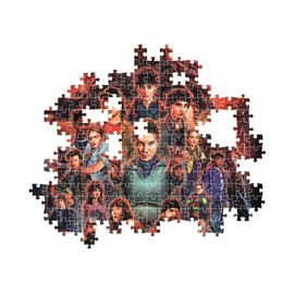 Clementoni – Stranger Things Puzzle 1000 Pezzi Stagione 5, Battaglia Finale a Hawkins, Poster Incluso, Celebration Collection, 70x50 cm, Made in Italy, 37096