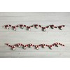 Mud Pie Christmas Gnome Wool Garland, Red