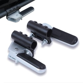 Mokuo Scooter 25mm Footpegs Clamp Kit in Heavy Iron Material for Scooter Mopeds 25mm Highway Bar Foot Rest