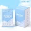 Nuricare Cooling Deo soft tissue 1 sheet 10 pieces biodegradable body sheet sweat tissue shower, 90g, 6 pieces / 누리케어 쿨링 데오 보송티슈 1매 10개입 생분해 바디 시트 땀티슈 샤워, 90g, 6개
