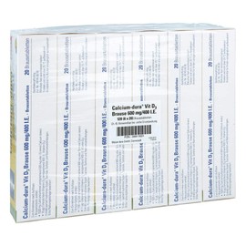 Calcium Dura Vit D3 Shower Head 600 mg/400 IU Pack of 120