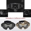 PAIRSOFTWIN Airsoft Tactical Goggles with Fan Anti Fog and 2